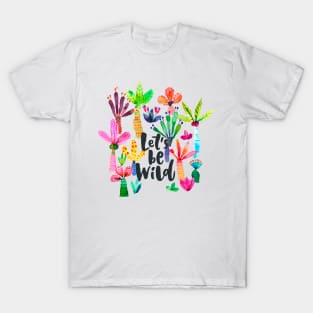 Wild Tropical Palms Garden T-Shirt